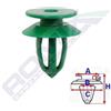 ROMIX Clip di fissaggio ROMIX C60711 OPEL