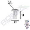ROMIX Clip di fissaggio ROMIX C70334 BMW