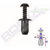 ROMIX Clip di fissaggio ROMIX C70427 BMW, MINI