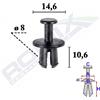 ROMIX Clip di fissaggio ROMIX C70511 BMW, MINI