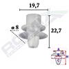 ROMIX Clip di fissaggio ROMIX C70563 SMART