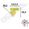ROMIX Clip di fissaggio ROMIX C70589 NISSAN
