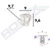 ROMIX Clip di fissaggio ROMIX C70633 SEAT, SKODA, VW