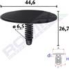 ROMIX Clip di fissaggio ROMIX C70669 FORD