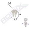 ROMIX Clip di fissaggio ROMIX C70678 HYUNDAI, KIA