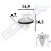 ROMIX Clip di fissaggio ROMIX C70687 TOYOTA