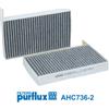 PURFLUX Filtro, Aria abitacolo PURFLUX AHC736-2