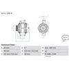 BOSCH Alternatore BOSCH 0 986 083 150