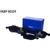 SKF Kit pastiglie freno, Freno a disco SKF VKBP 80329