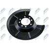 NTY Pannello paraspruzzi, disco freno NTY HTO-FR-003