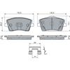 BOSCH Kit pastiglie freno, Freno a disco BOSCH 0 986 460 144