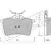 fri.tech. Kit pastiglie freno, Freno a disco fri.tech. 832.0