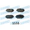 SAMKO Kit pastiglie freno, Freno a disco SAMKO 5SP2393