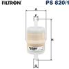 FILTRON Filtro carburante FILTRON PS 820/1