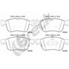 BRECK Kit pastiglie freno, Freno a disco BRECK 20556 00 701 00