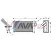 AVA Clever Choice Scambiatore calore, Riscaldamento abitacolo AVA Clever Choice RTA6203