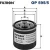 FILTRON Filtro olio FILTRON OP 595/5