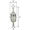 MFILTER Filtro carburante MFILTER DF 3608