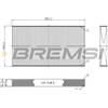 BREMSI Filtro, Aria abitacolo BREMSI FC0477