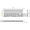 BREMSI Filtro, Aria abitacolo BREMSI FC1532
