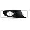 DPA Griglia di ventilazione, paraurti DPA 88531235802