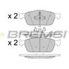 BREMSI Kit pastiglie freno, Freno a disco BREMSI BP3546