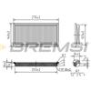 BREMSI Filtro aria BREMSI FA0547