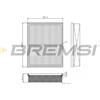 BREMSI Filtro aria BREMSI FA1081