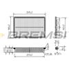 BREMSI Filtro aria BREMSI FA1199