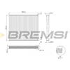 BREMSI Filtro, Aria abitacolo BREMSI FC0079A