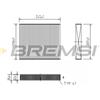 BREMSI Filtro, Aria abitacolo BREMSI FC0094
