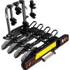 PERUZZO Portabiciclette per gancio di traino PERUZZO Pure Instinct 4 Bikes Black 708/4W