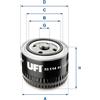 UFI Filtro olio UFI 23.114.01