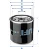 UFI Filtro olio UFI 23.424.00