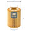 UFI Filtro olio UFI 25.004.00