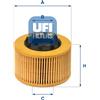 UFI Filtro olio UFI 25.015.00