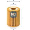 UFI Filtro olio UFI 25.027.00