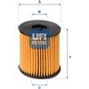 UFI Filtro olio UFI 25.060.00