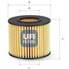 UFI Filtro olio UFI 25.116.00