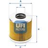UFI Filtro olio UFI 25.541.00
