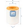 UFI Filtro aria UFI 27.A48.00