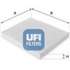 UFI Filtro, Aria abitacolo UFI 53.125.00