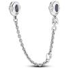 Generic M&S - Fermacatena di sicurezza a forma di zampa di cane, in argento Sterling 925, compatibile con braccialetti Pandora Moments e braccialetti europei, 1 x 1 cm, Argento sterling
