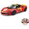 Bburago NUOVO Bburago Scala 1/18 Ferrari SF90 Stradale Assetto Fiorano #50 Rosso / Corsa