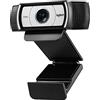 Logitech C930E Business Webcam HD, Videochiamata Full HD 1080p, Progettata Per Aziende, Campo ‎Visivo 90°, USB, Zoom Digitale, Funziona con Skype, Zoom, Cisco, PC/Mac/Laptop/Macbook/Tablet, Nero