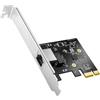 Cudy Adattatore di rete PCI Express da 2,5 Gbps, scheda PCIe da 2,5 GBase-T, staffa a basso profilo, Windows 10/8 / 8.1/7, Windows Server 2012, 2008, Linux, PE25