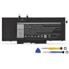 K KYUER 40Wh JK6Y6 Batteria per Dell Latitude 3410 3510 Vostro 5300 5401 5402 Inspiron 5300 5301 5401 5402 5408 5409 5501 5502 5505 5508 5509 5400 5406 7405 7300 7306 7500 7506 2-in-1 Silver C5KG6