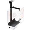 Chingcoo Supporto PC Sotto Scrivania Supporto PC Regolabile Supporto Scrivania in Acciaio Salvaspazio, Supporto P C per Gaming, Ufficio e Home Office, Portata fino a 30 kg (Nero)