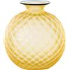 Venini / Monofiore Balloton / vaso / ambra, filo orizzonte / vetro soffiato lavorato a mano - 100.29 AA-OZ