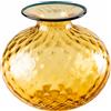 Venini / Monofiore Balloton / vaso / ambra, filo orizzonte / vetro soffiato lavorato a mano - 100.36 AA-OZ